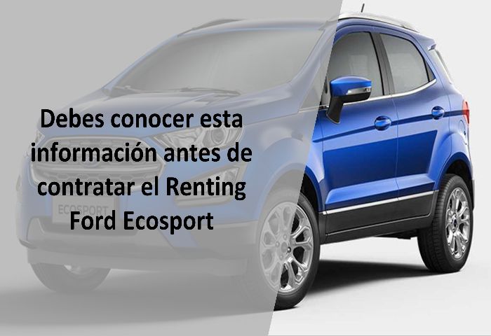 renting ford ecosport